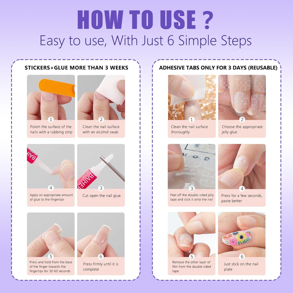 RIICFDD at-home manicure in about 5 minutes for salon-like results.