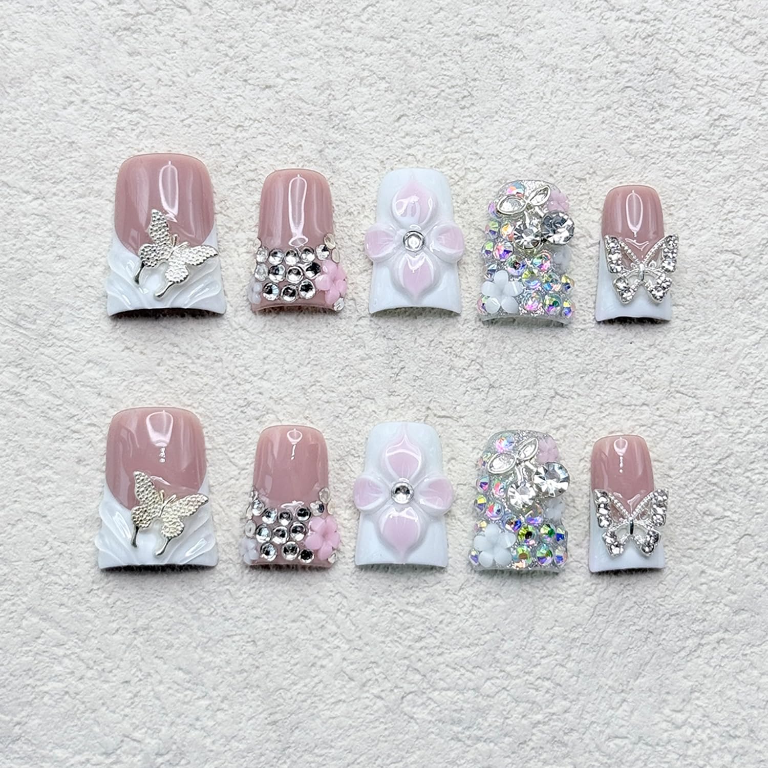 RIICFDD complete kit includes 24 nails and 12 sizes for a custom fit.
