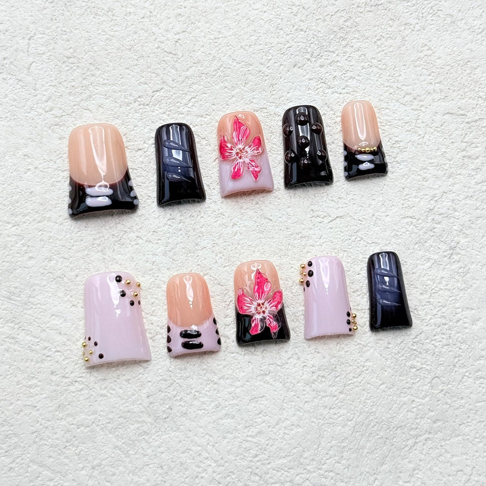 RIICFDD five-size nail set with edge filing enables a perfect fit