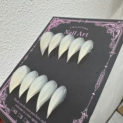 RIICFDD Halloween nails packaging with 24-piece kit for quick DIY looks