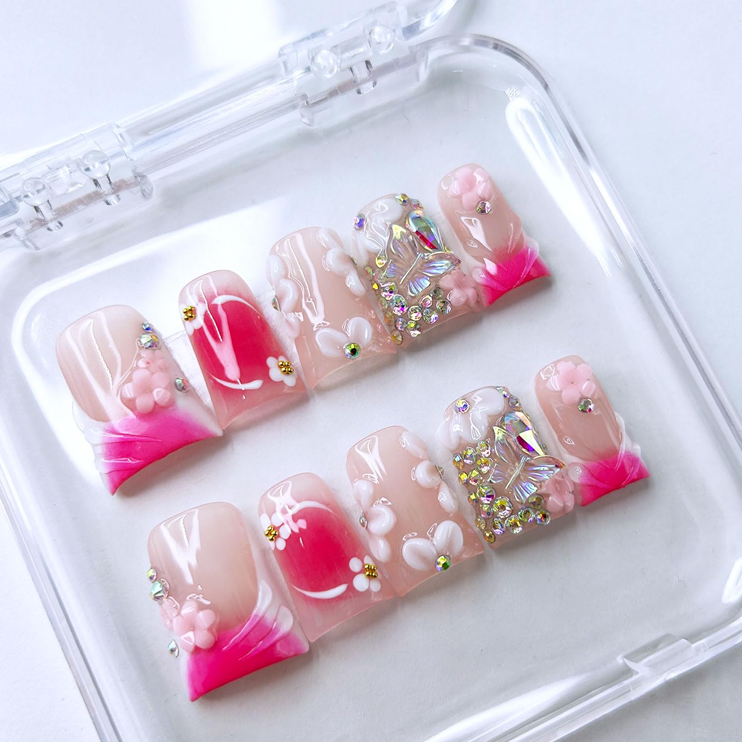 RIICFDD nails are reusable for multiple wearings