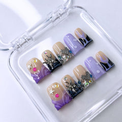 RIICFDD nails featuring heart and star details for playful elegance