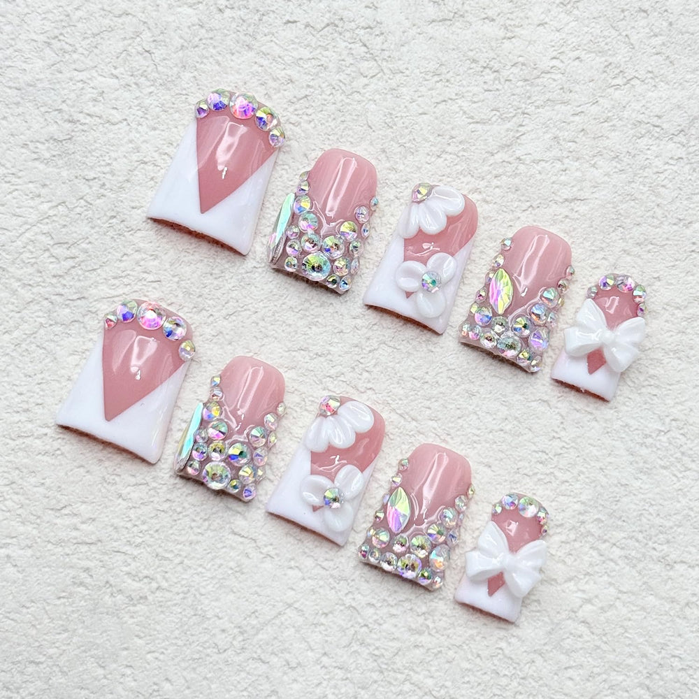 RIICFDD reusable thick acrylic nails withstand daily tasks and reuse