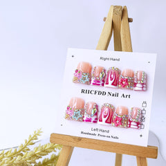 RIICFDD reusable thick acrylic nails suitable for multiple applications