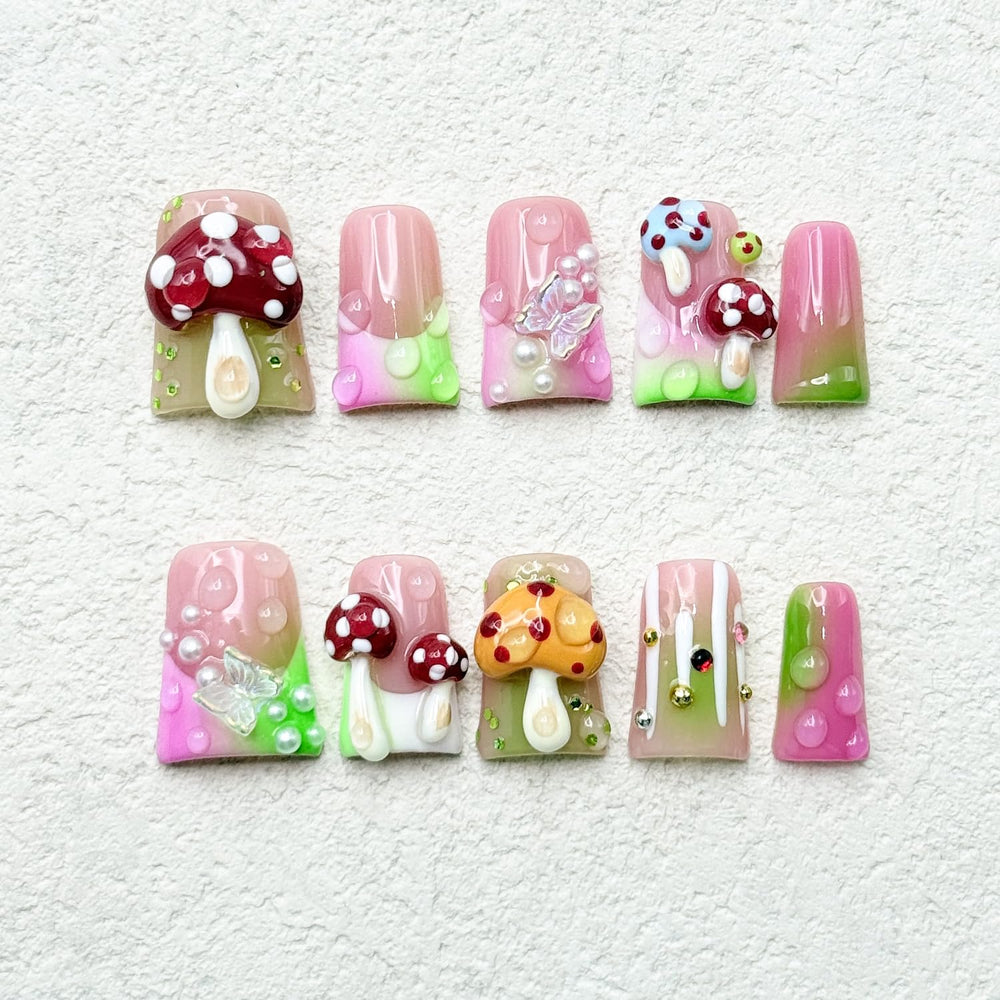 RIICFDD thick acrylic nails deliver durable, reusable wear