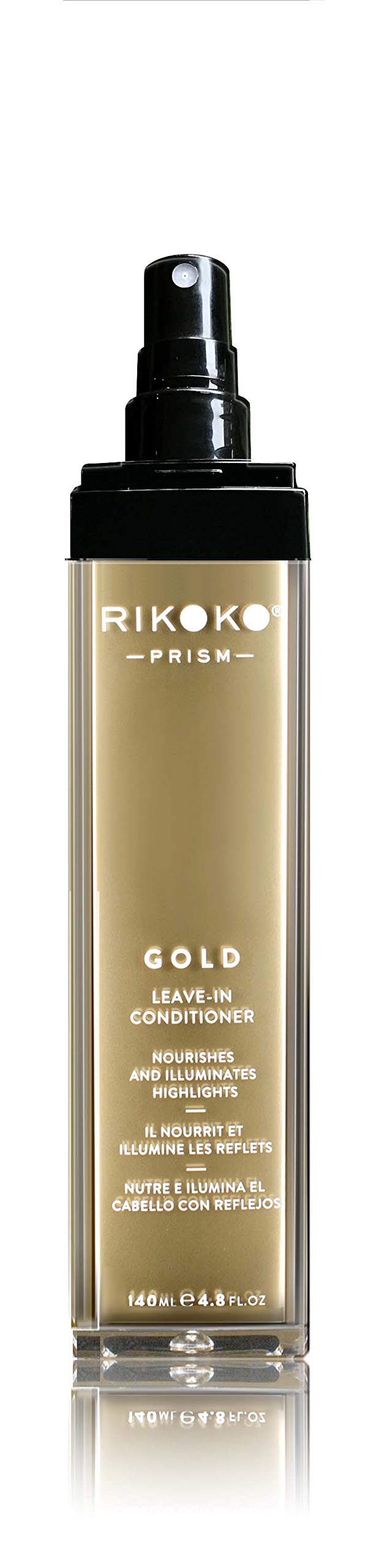 Rikoko PRISM Gold hair shine and tone restoration after application