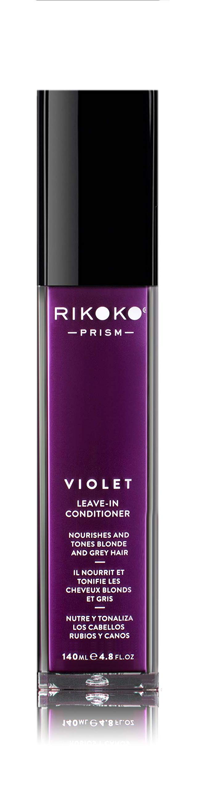 Rikoko Prism Violet bottle showcases color maintenance and shine.