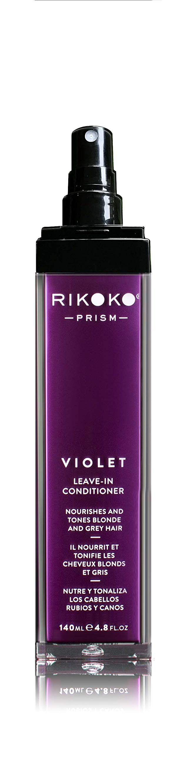 Rikoko Prism Violet leave-in application demonstrates detangling and conditioning for dry hair.