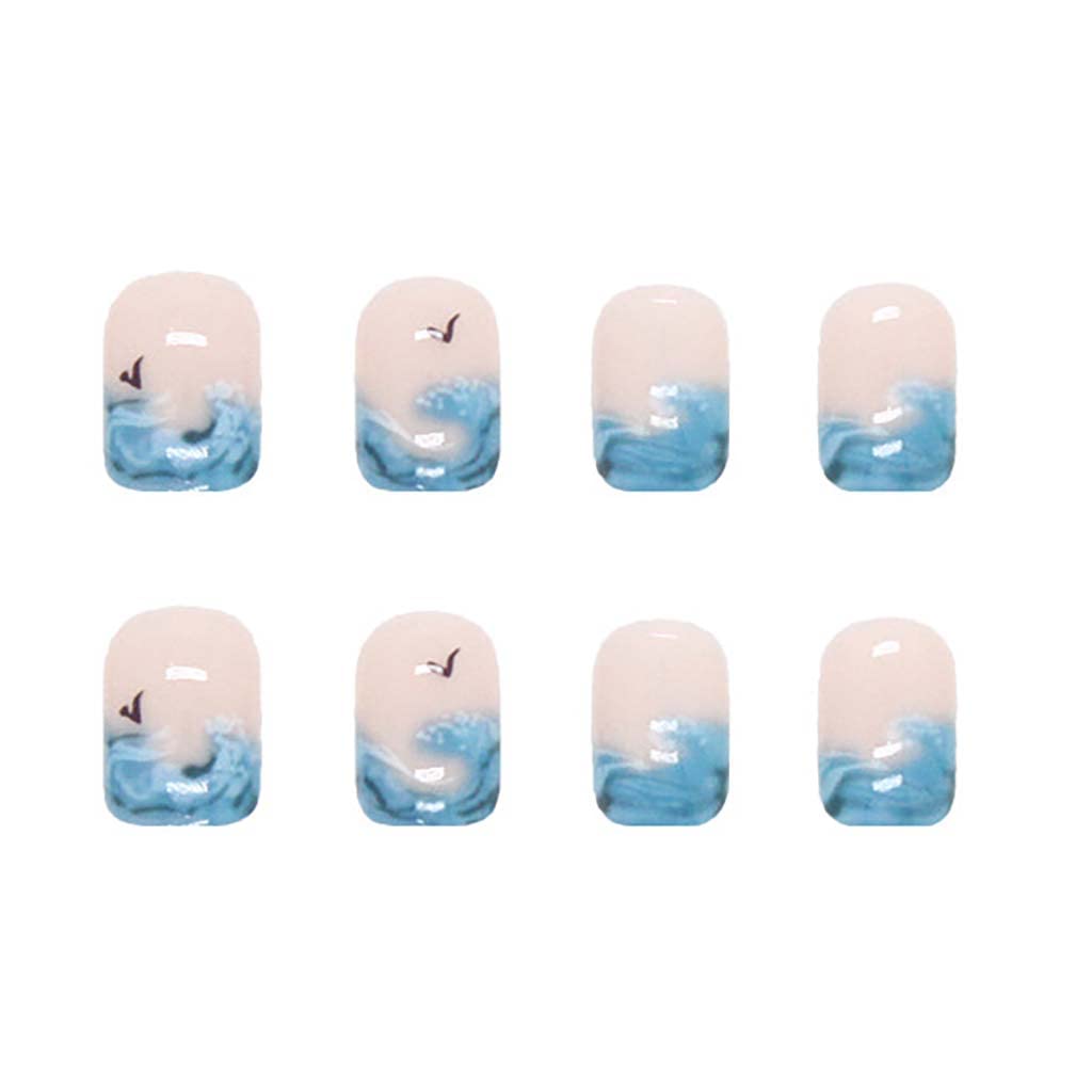 RikView blue wave nails offer an easy DIY upgrade for special occasions