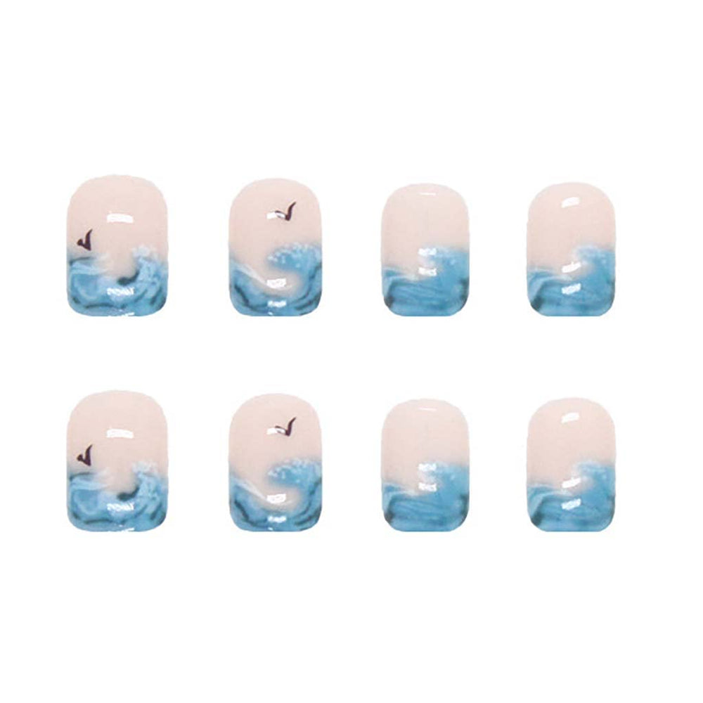 RikView blue wave nails offer an easy DIY upgrade for special occasions