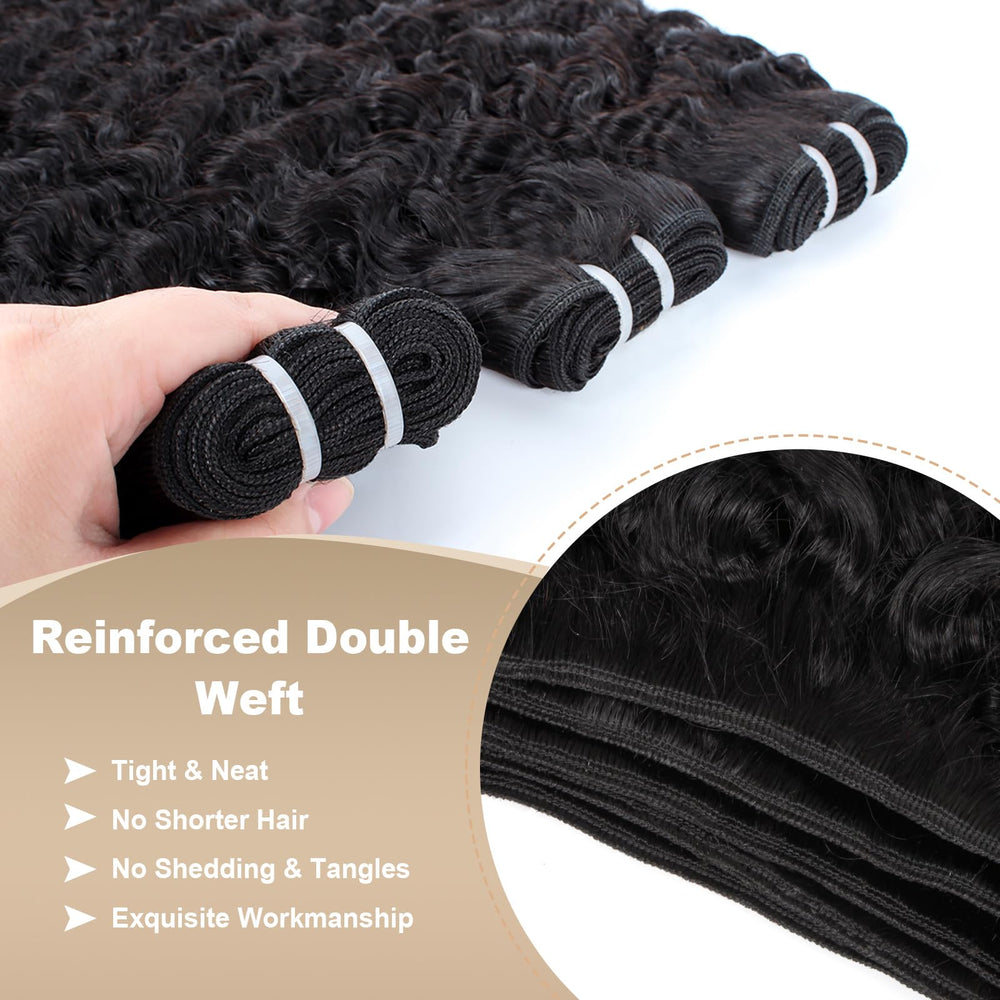 Rilago Burmese curly bundles 22-inch spiral ends for dramatic length.