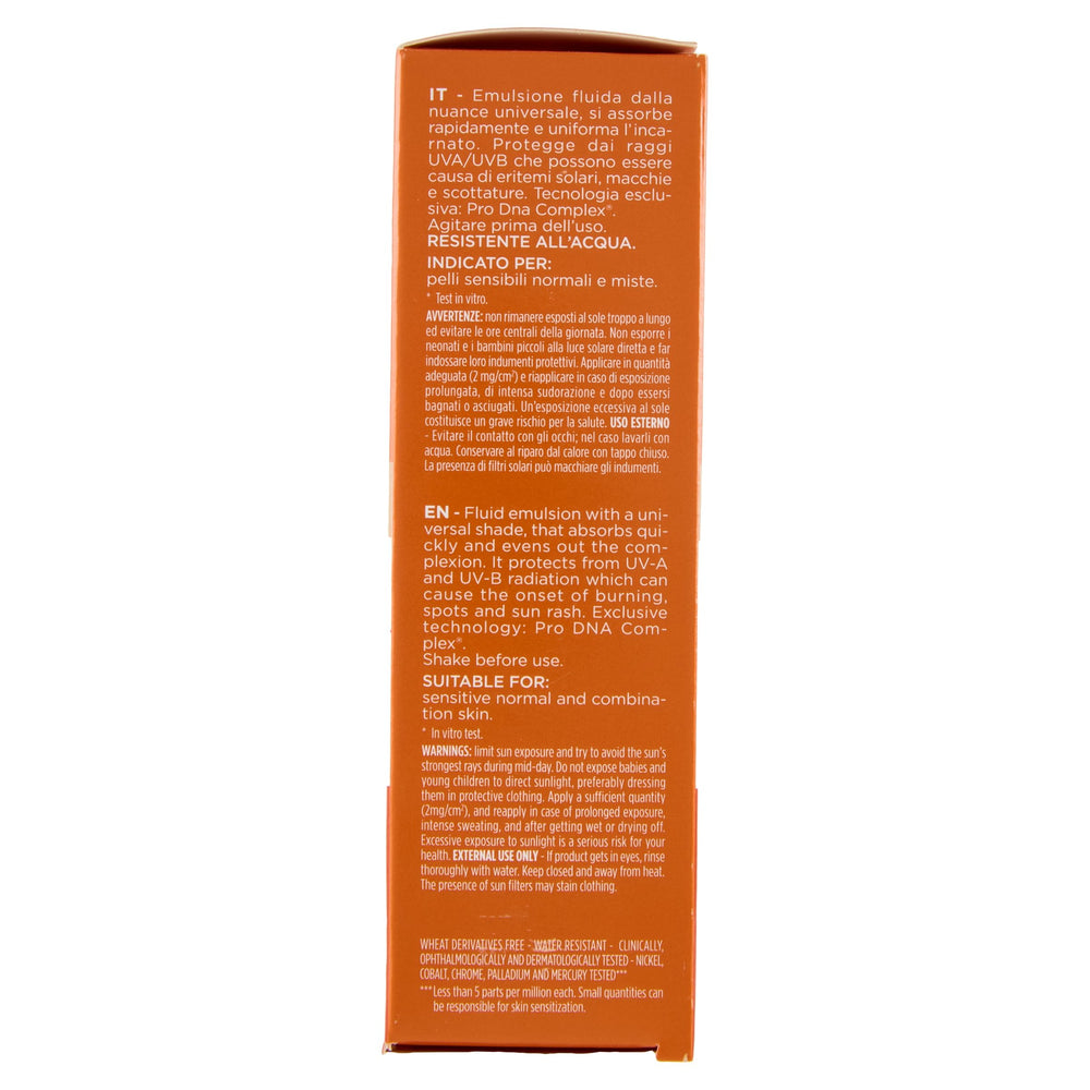 Rilastil Sun System Water Touch packaging close-up for easy application