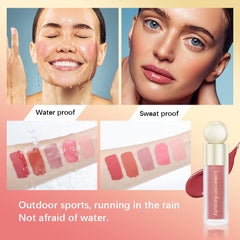 RILIMIOO liquid blush creamy texture allows seamless layering and buildable coverage.