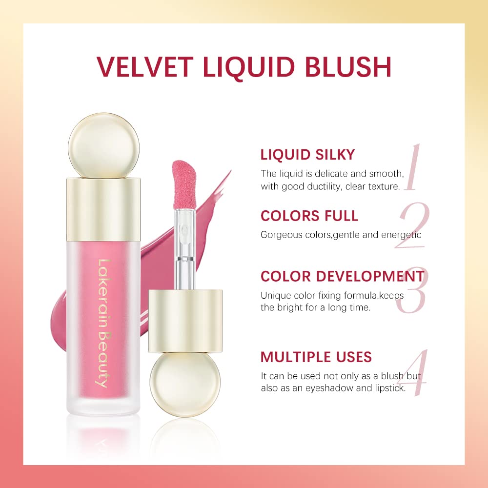 RILIMIOO liquid blush five-color lineup offers versatile, seasonless options.