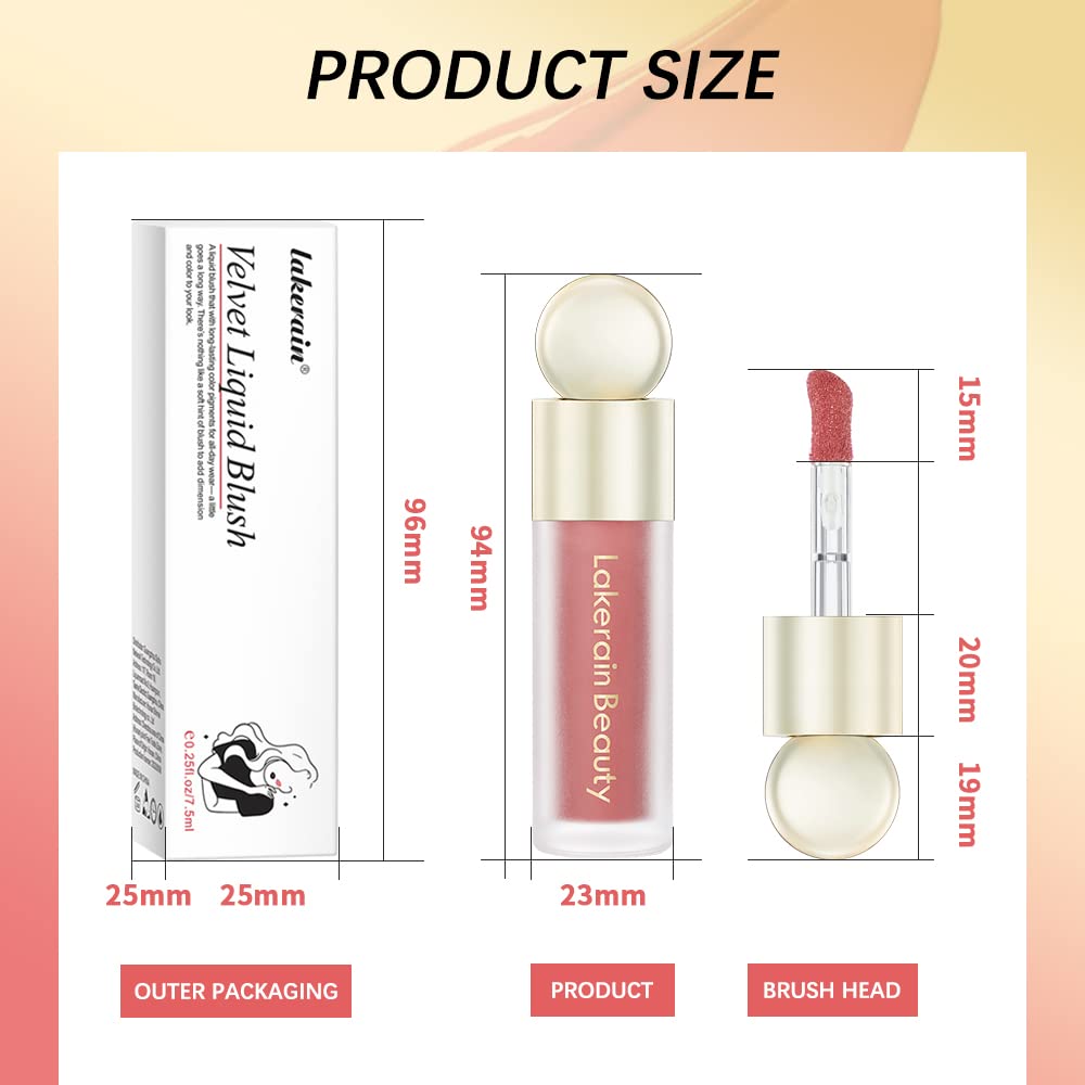 RILIMIOO vegan cruelty-free blush suitable for daily use.