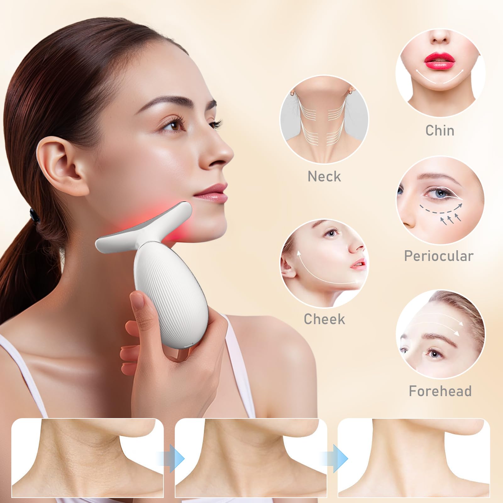 rilzii face roller close-up showing sculpting action for firmer skin.