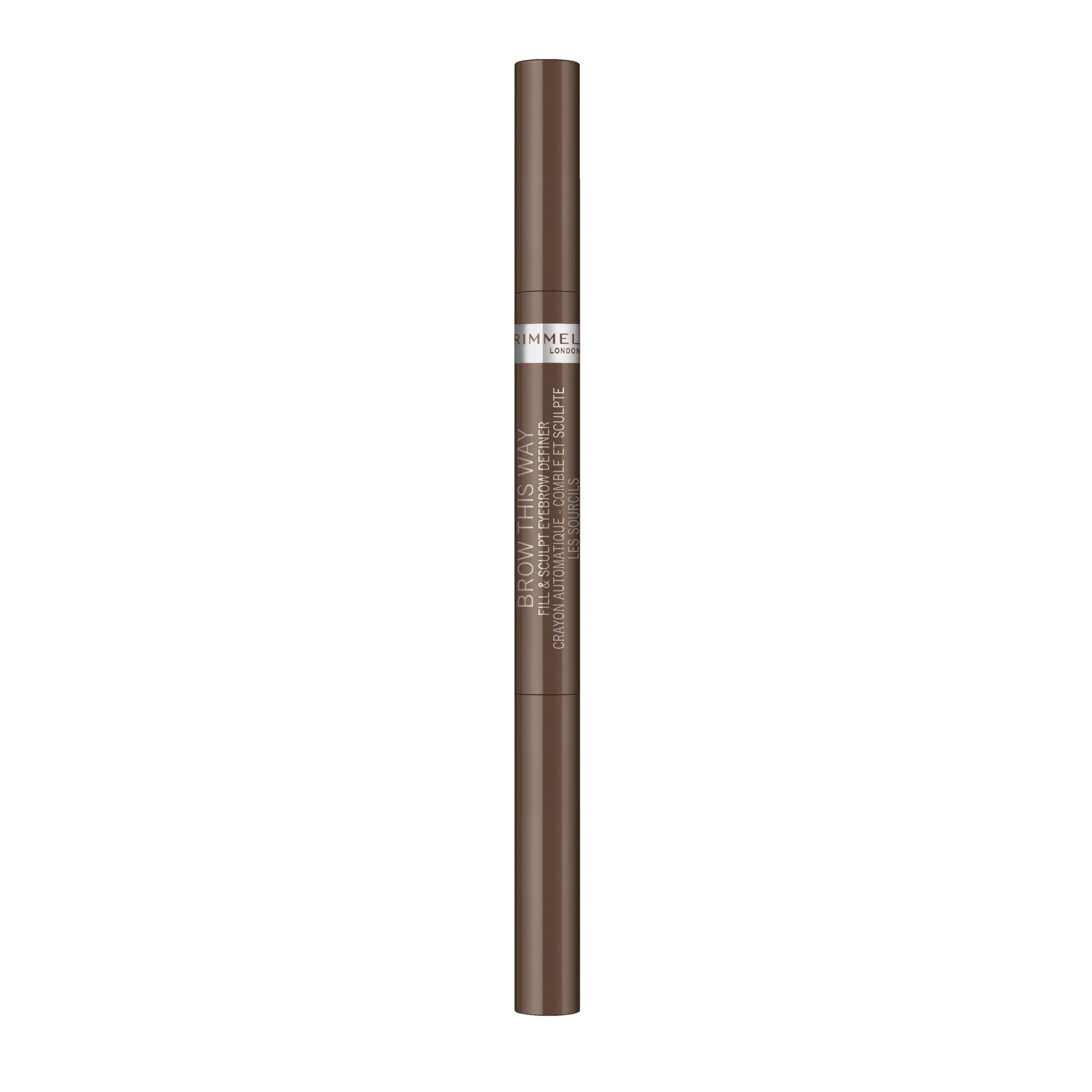 Rimmel Brow This Way triangle-tip close-up for precise brow filling