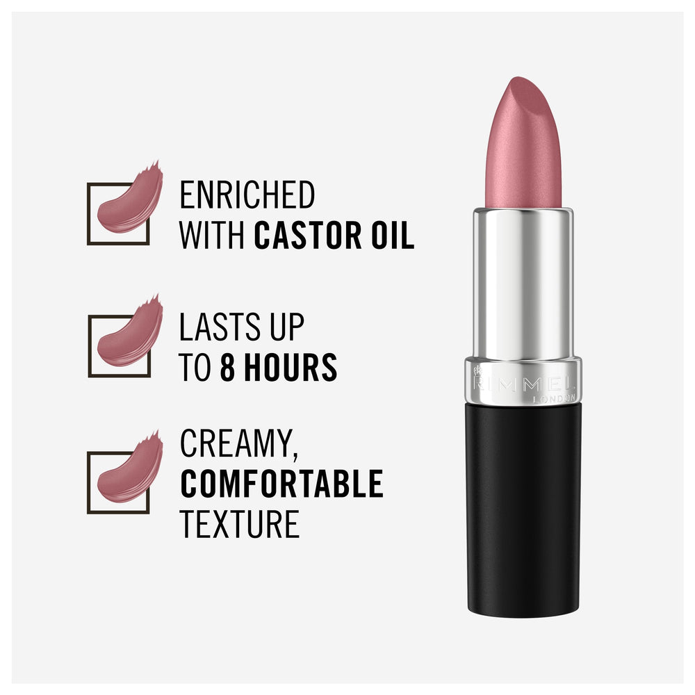 Rimmel Lasting Finish Lipstick Candy application with smooth glide