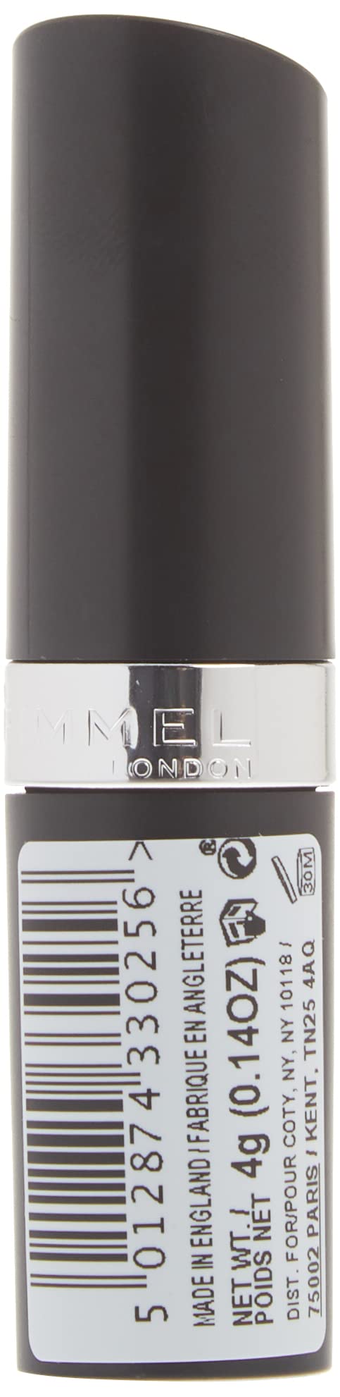 Rimmel lipstick Coffee Shimmer creamy application for smooth, comfortable wear.