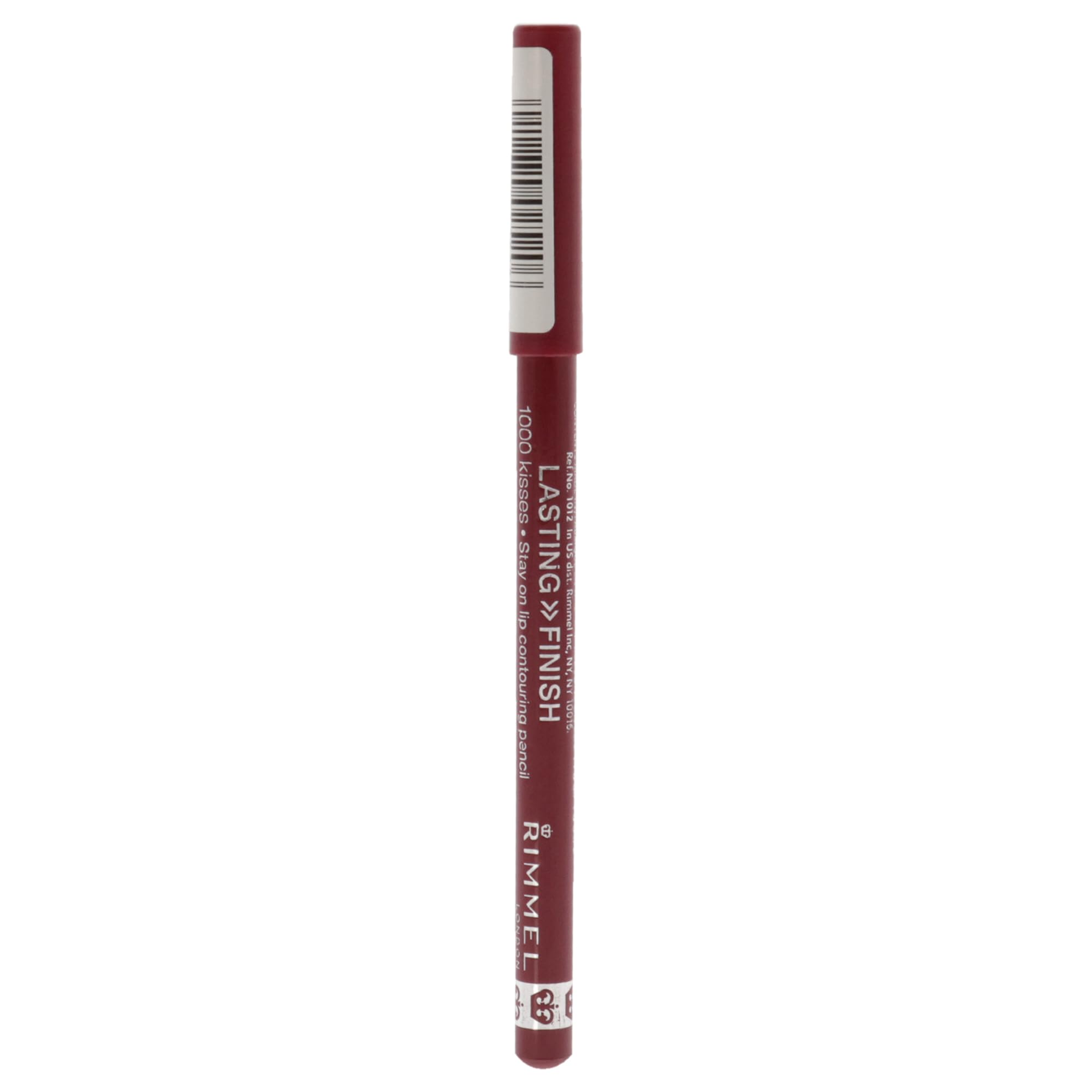Rimmel 1000 Kisses lip liner packaging for precise lip shaping and long-lasting colour