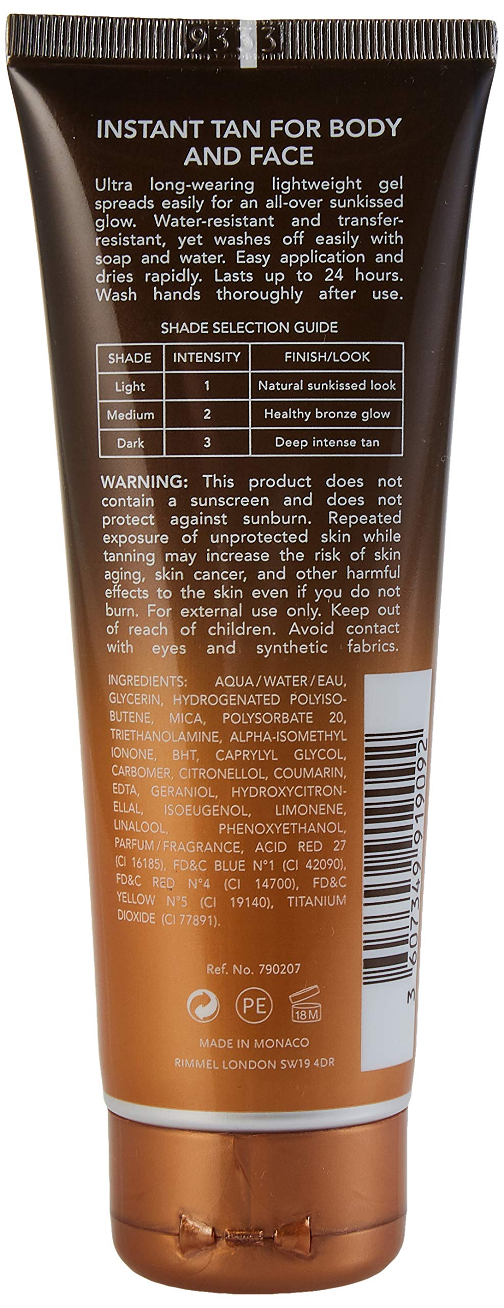 Rimmel Sunshimmer face application for immediate, natural glow and easy blending