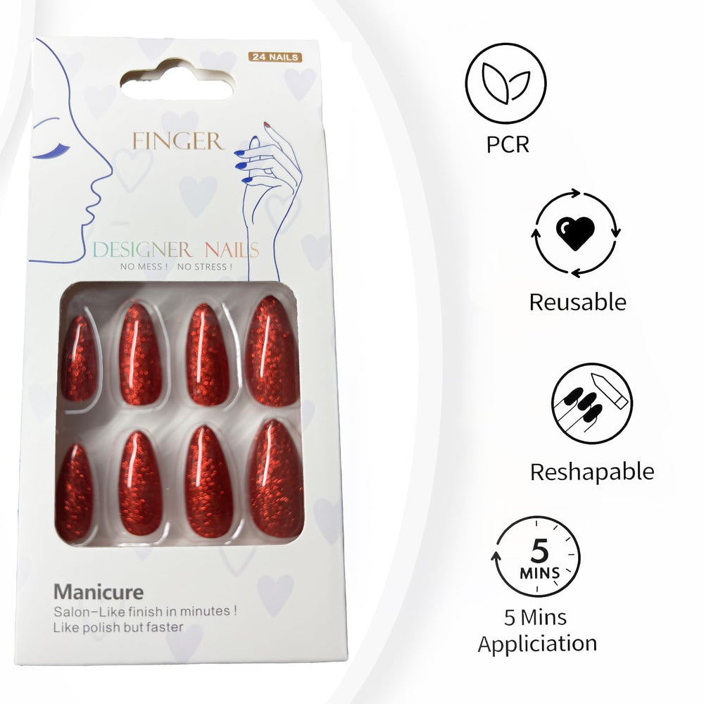 Rimudecure easy apply and remove press-ons for quick manicures