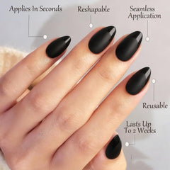 Rimudecure kit includes glue, file, cuticle stick, and alcohol pad for complete prep