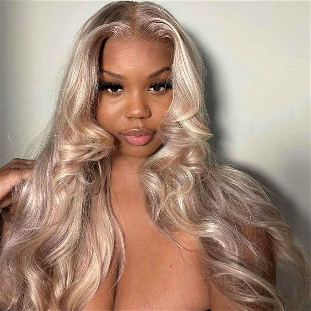 Rina 100% human hair wig offers silky texture and versatile styling options.