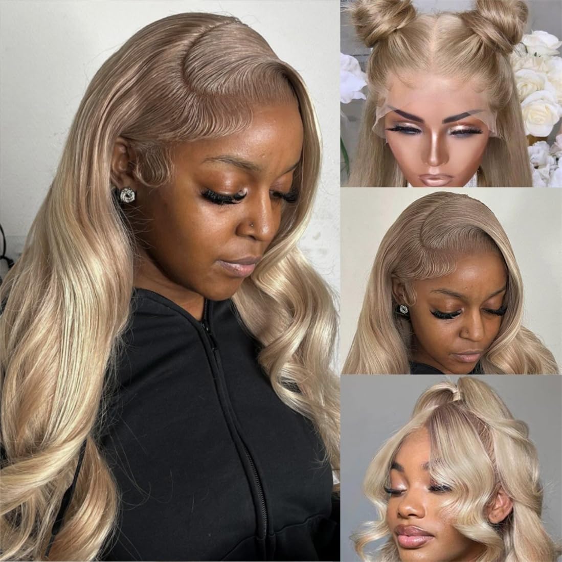 Rina HD invisible lace-cap ensures seamless part and realistic scalp appearance.