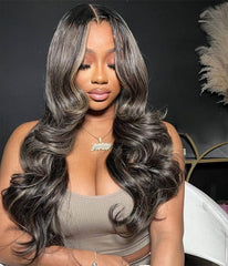 Rina Upgrade 12A raw hair wig with 210% density and 13x4 frontal.