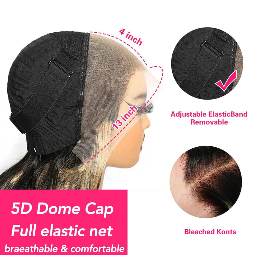 Rina Upgrade HD lace-front 13x4 wig delivers seamless parting.