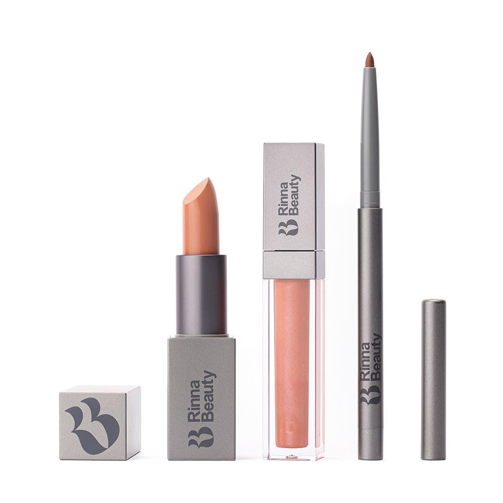 Rinna Beauty Icon Lip Kit, emballage élégant et prêt à offrir.