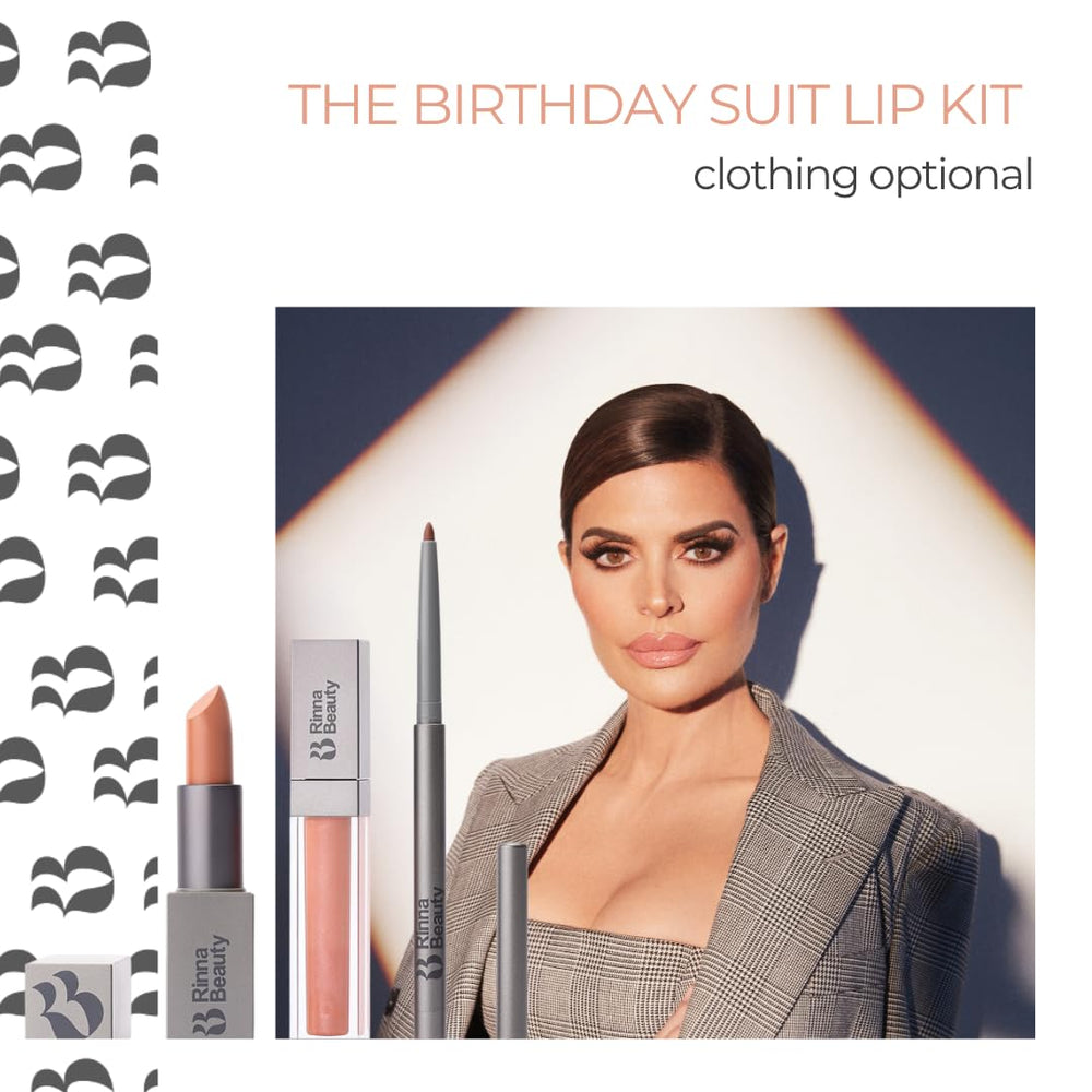 Rinna Beauty Icon Lip Kit: Gloss Sans Filtre offre éclat durable.