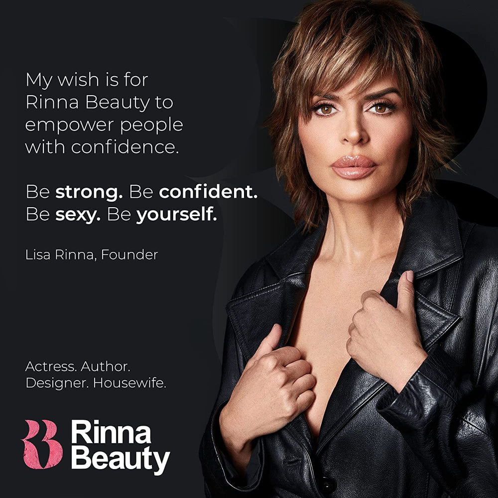 Rinna Beauty Icon Lip Kit displayed on a vanity for versatile looks.