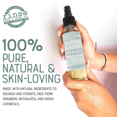 Rinse Almond & Honey spray mist gently refreshes skin with a light, non-sticky finish