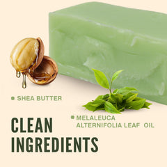 Rinse & Robust tea tree soap bar beard care and gentle cleansing