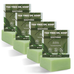 Rinse & Robust tea tree soap bar face cleansing for refreshed skin