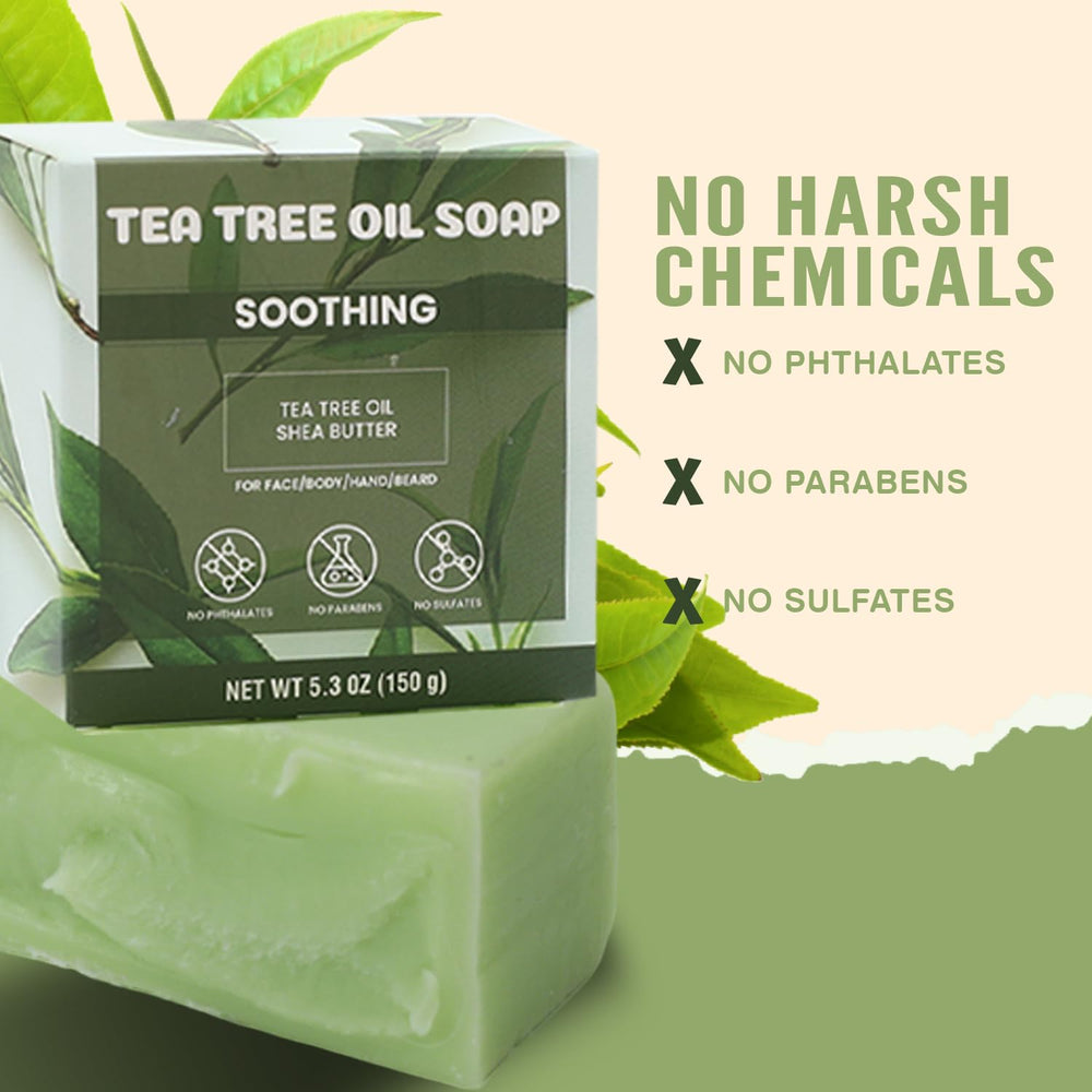 Rinse & Robust tea tree soap bar all-in-one grooming for men