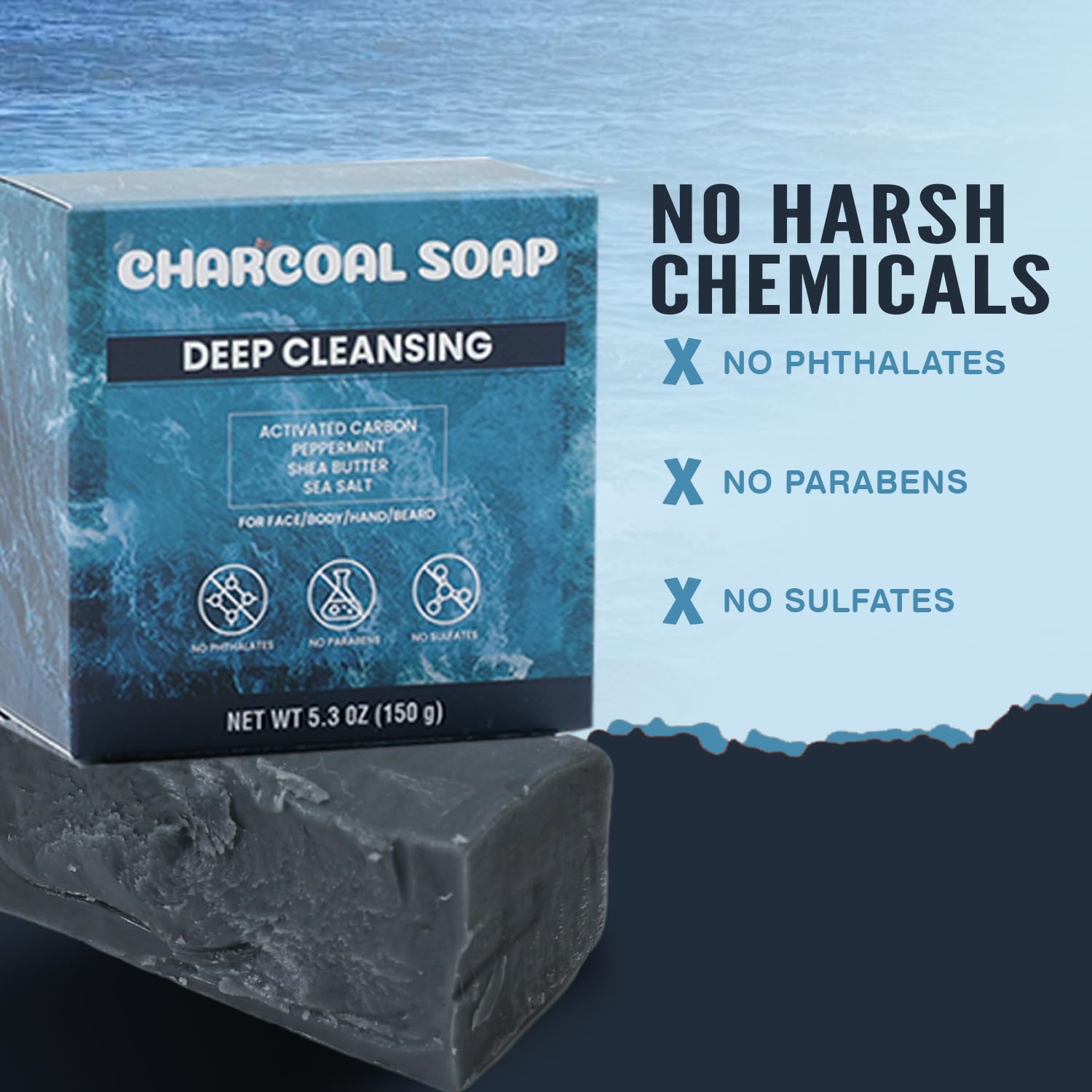 Rinse and Robust formula suitable for all skin types and daily use.