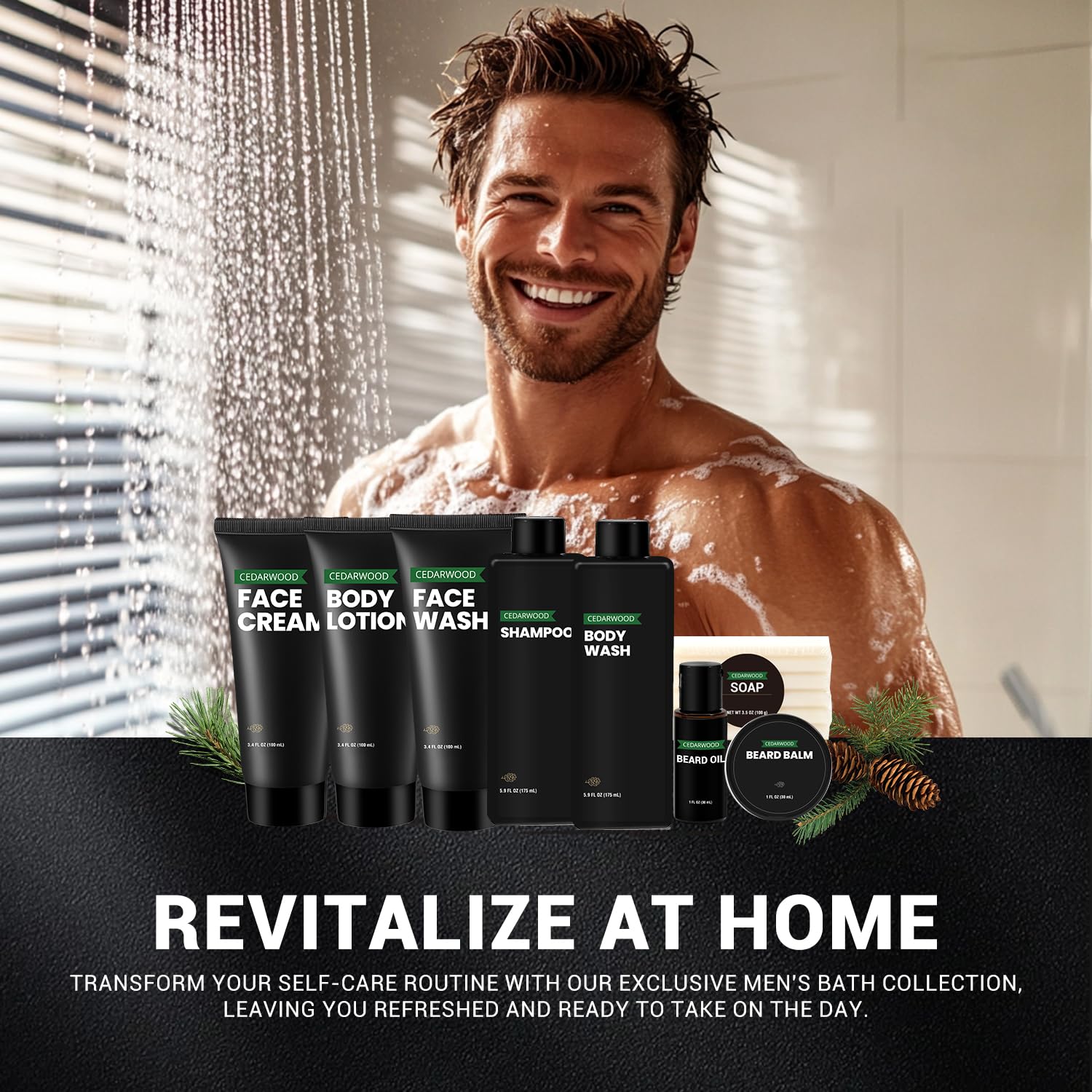 Rinse & Robust face cream tube supports daily skincare and comfort.