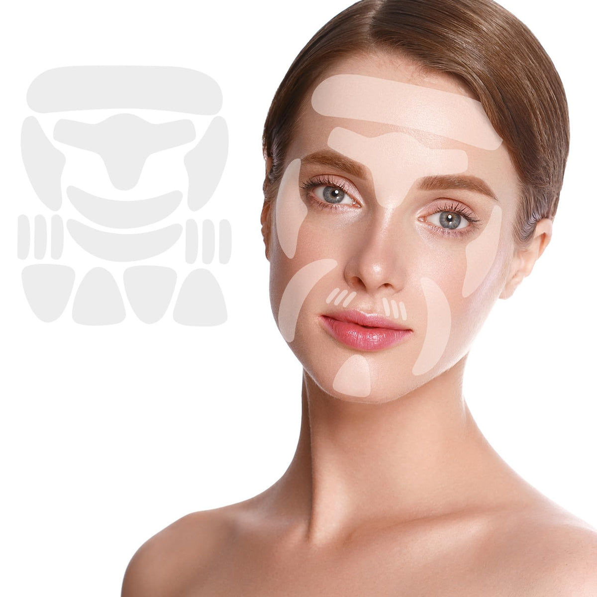 Rinycwa forehead patches smoothing lines overnight