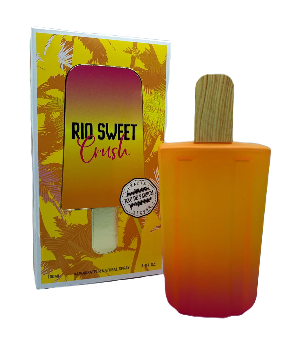 Rio Sweet Crush bottle-front view, a versatile daily fragrance for any occasion.