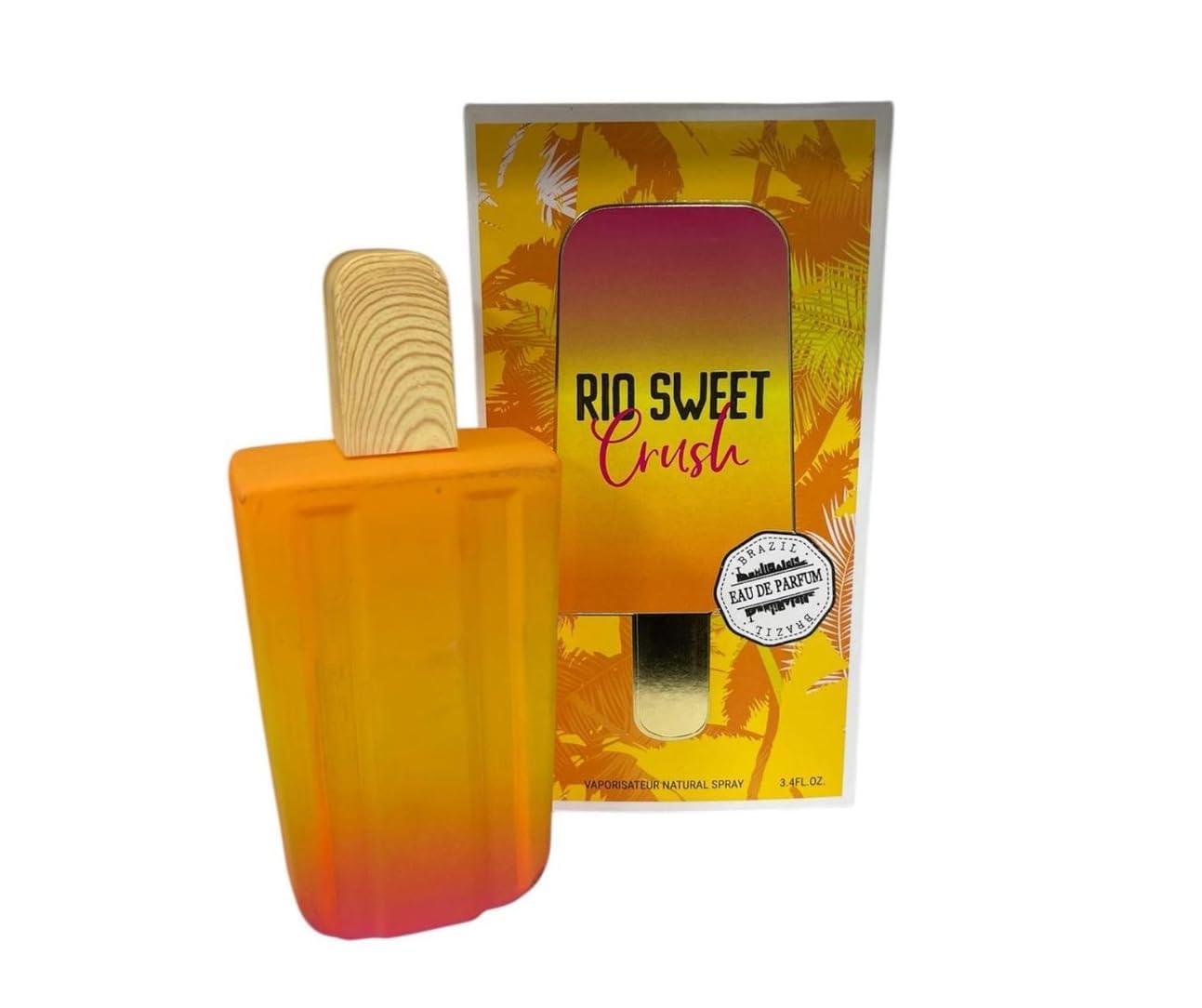 Rio Sweet Crush vanilla-sandalwood base delivers a warm, lasting impression.