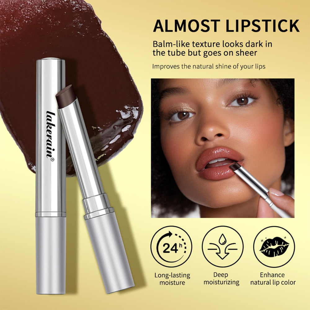 Riroenst Honey Lip Balm swatch on skin reveals buildable tint.