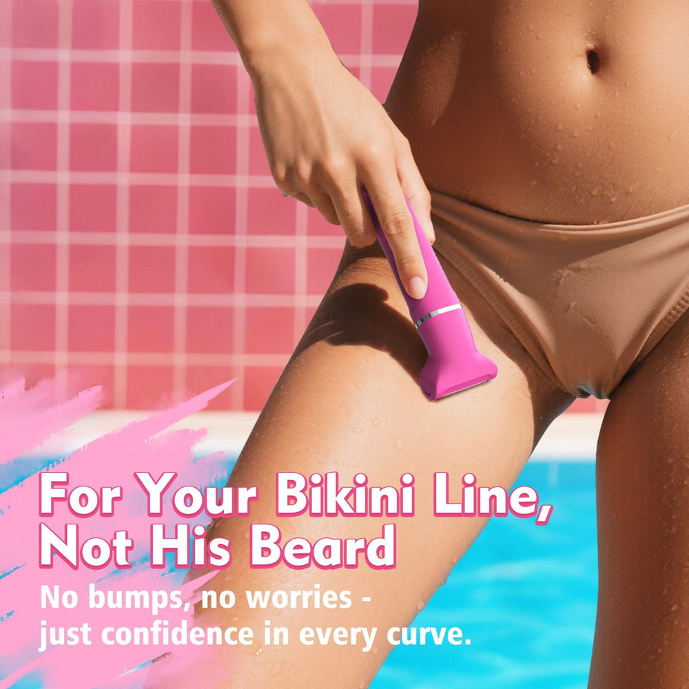 Risina Bikini Trimmer Ceramic Blades deliver gentle glide.