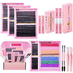RITALASH lash clusters kit box set for easy at-home lash extensions