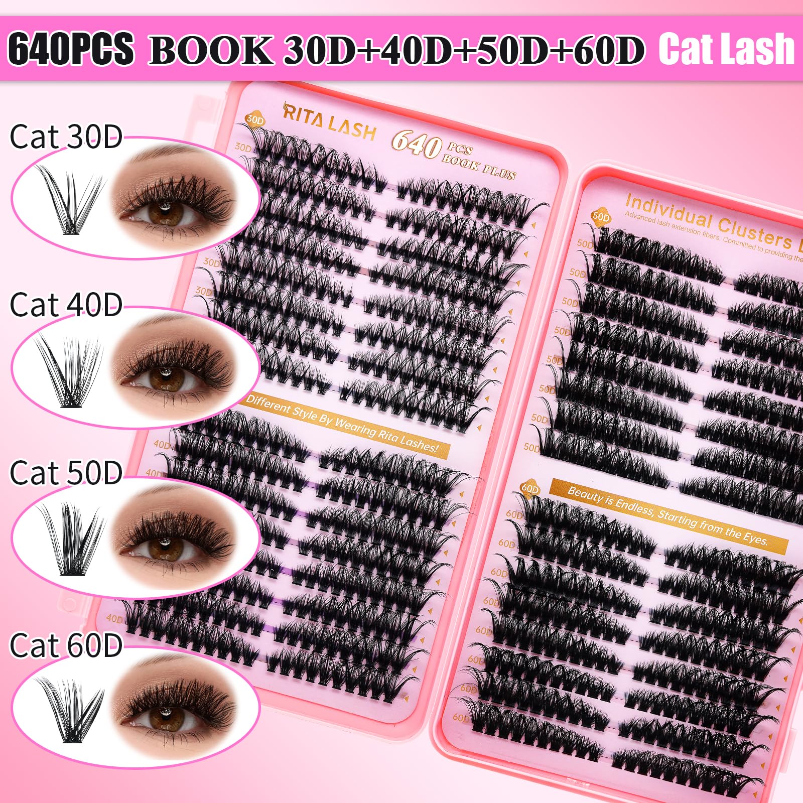 RITALASH Lash Shampoo cleanses clusters for fresh wear.