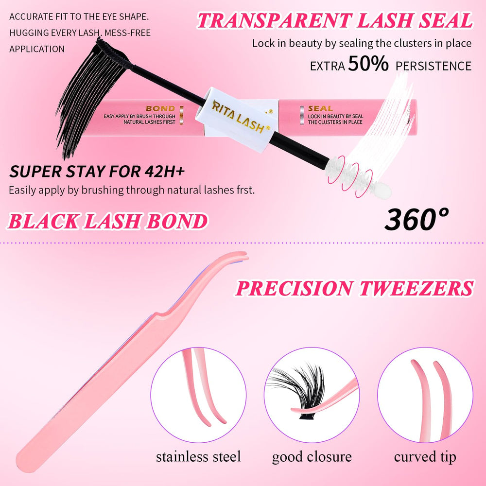 RITALASH lash tweezers offer precise grip for effortless placement