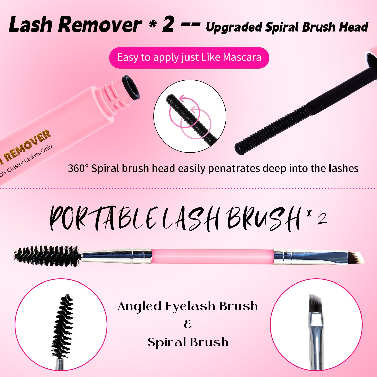 RITALASH mascara brush helps separate and define natural lashes