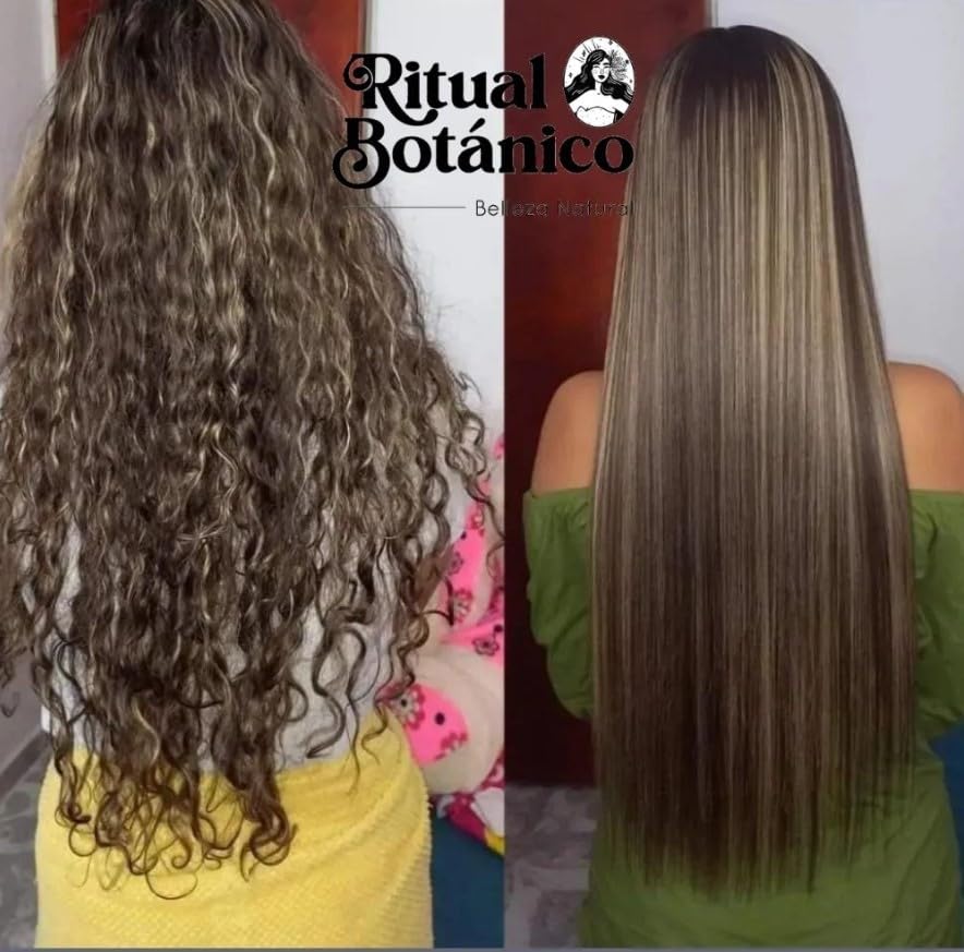 Ritual Botanico Keratina Organic smooth, frizz-free hair after treatment.